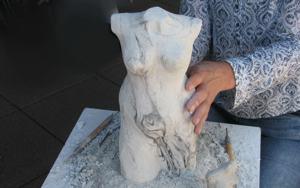 Beton Schnitzen Spezial Torso