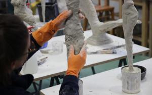 Skulpturen aus Knetbeton