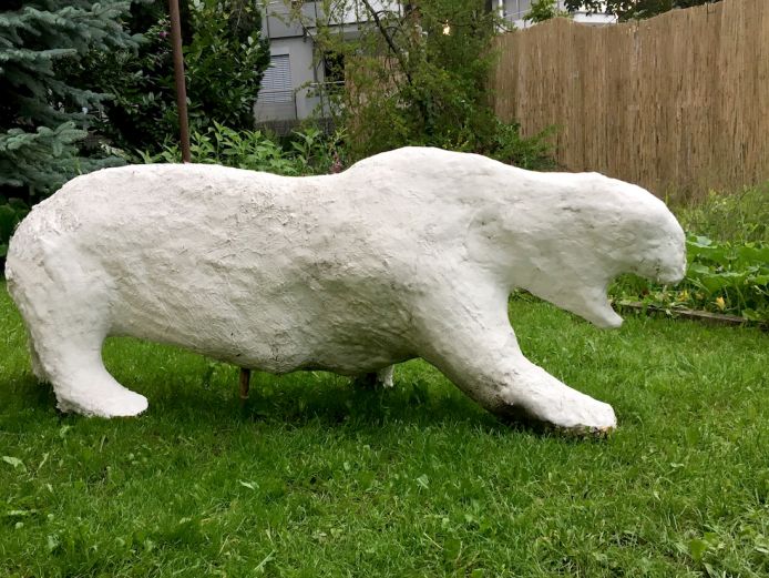 Jaguar Skulptur